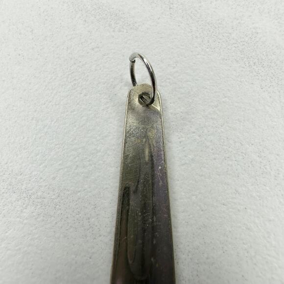 Vintage Alpaca Silver Tone Upcycled Pendant - Picture 3 of 9